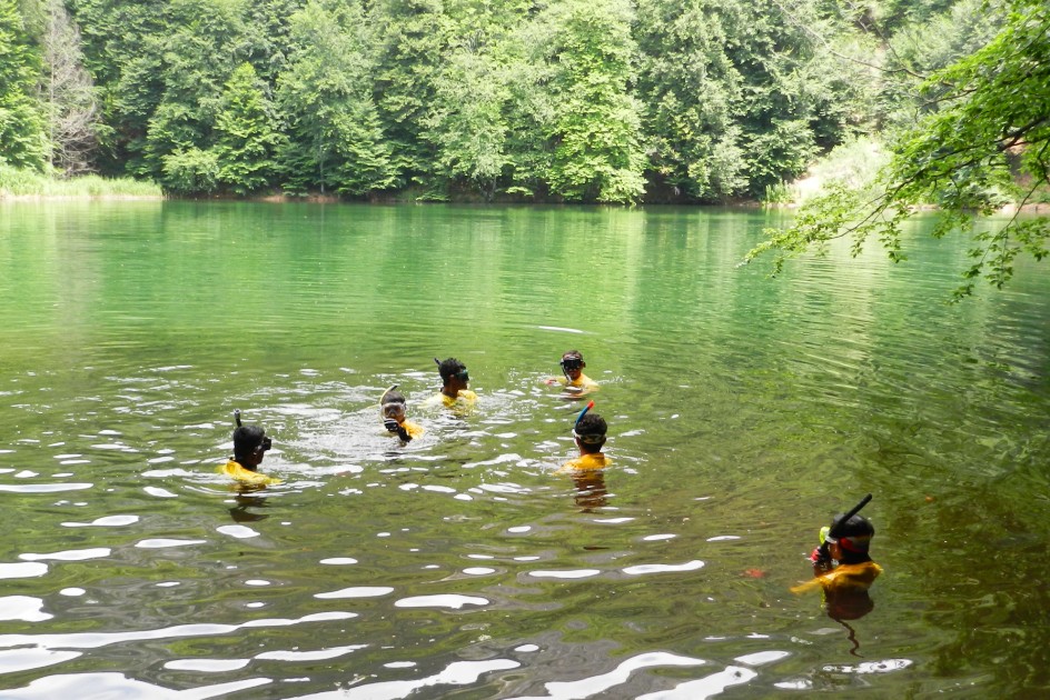 Eco Diving Youth Center Volunteers Conduct Cleanup at Qaranohur Lake